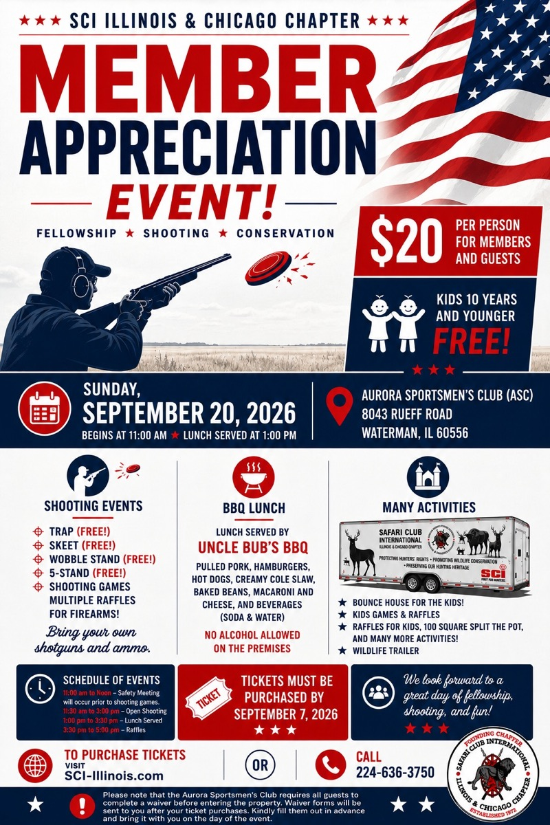 2026 SCI Illinois & Chicago Member Appreciation Event details